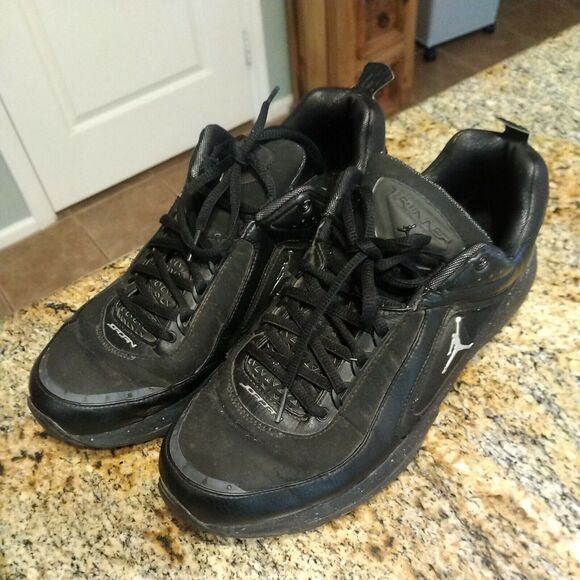 Rare Jordan Trainer Shoes Black 316449-001 Size 11.5 - Picture 7 of 12
